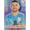 Sale Sticker Giorgian De Arrascaeta Uruguay Panini World Cup Stickers 2022