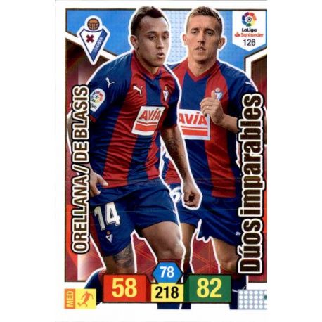 Orellana - De Blasis Eibar 126 Adrenalyn XL La Liga Santander 2018-19