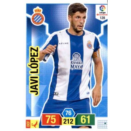Javi Lopez Espanyol 128 Adrenalyn XL La Liga Santander 2018-19