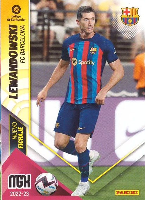 Offer Soccer Cards Lewandowski Nuevo Fichaje Barcelona Panini 