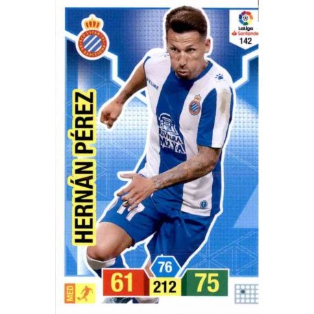 Hernan Perez Espanyol 142 Adrenalyn XL La Liga Santander 2018-19
