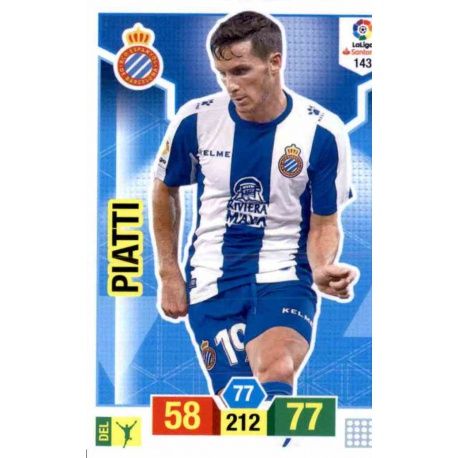 Piatti Espanyol 143 Adrenalyn XL La Liga Santander 2018-19