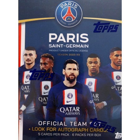 Purchase Topps PSG Team Set 22/23 Cards: Parisian Excitement.
