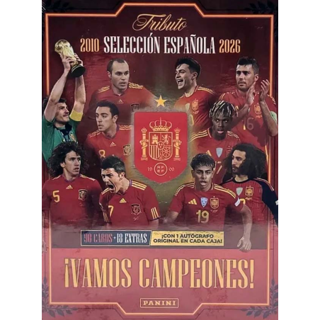Panini Tributo ¡Vamos Campeones! Selección Española 2010-2026 | Cromos Sueltos