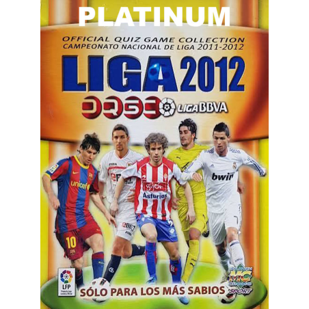 Mundicromo Las Fichas de la Liga 2012 Platinum Quiz Game Collection