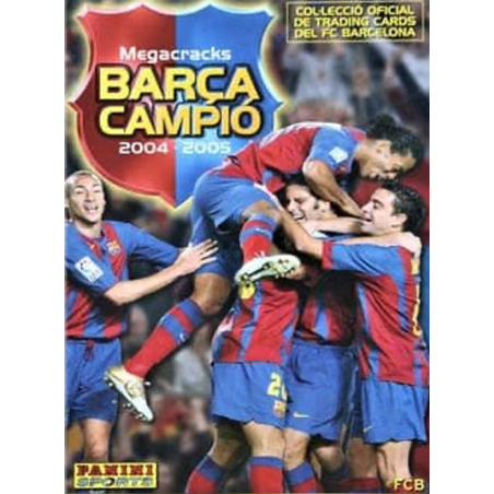 Oferta Trading Cards Panini Megacracks Barça Campió 2004-05