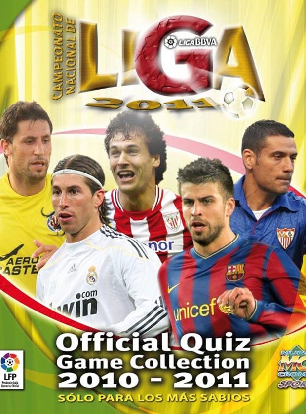Las Fichas de la Liga Quiz Game 2010-2011
