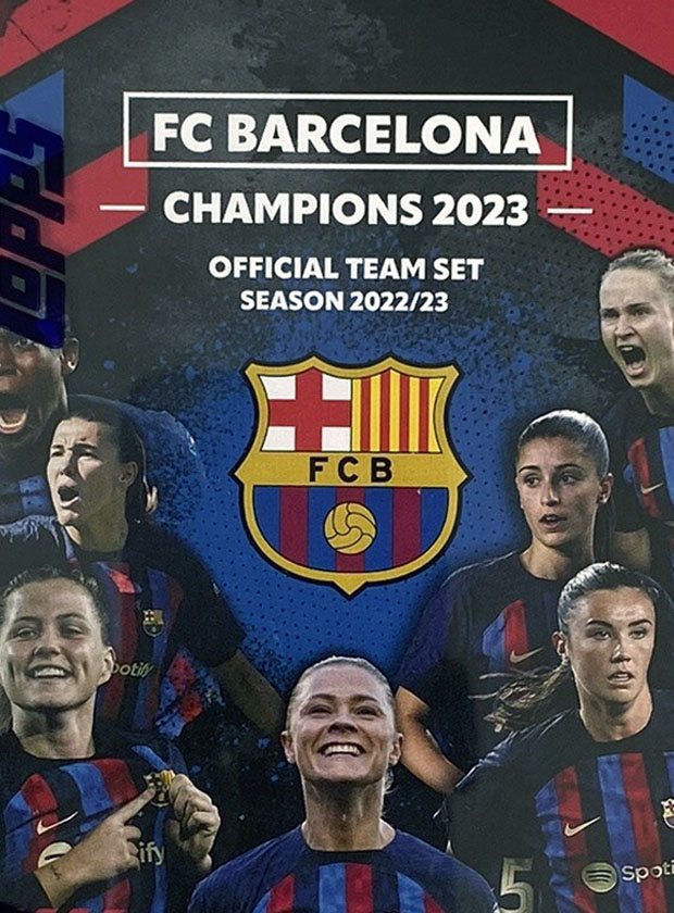 Topps FC Barcelona Women Winners Team Set 2023
