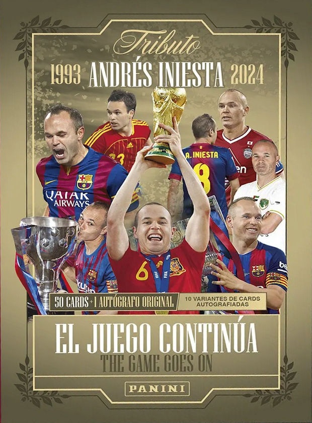 Panini Tributo Andrés Iniesta