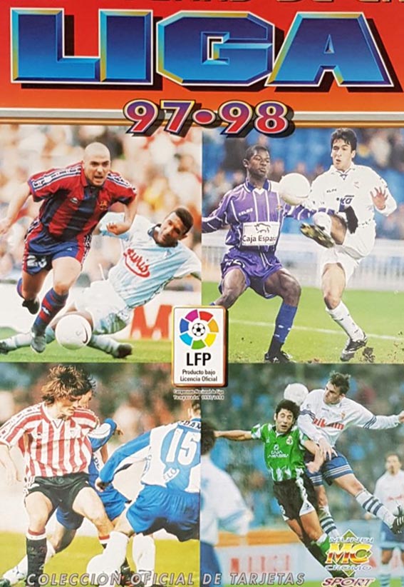 Fichas de La Liga 1997-98